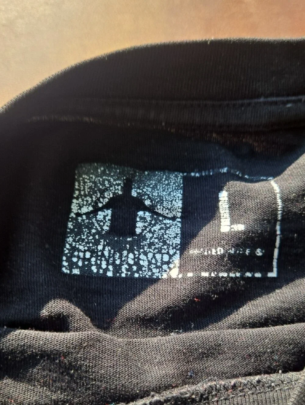 Jordan Black Long-Sleeve Graphic Tee with White Text
